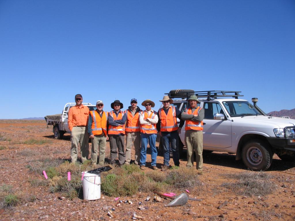 罗先熔教授在澳大利亚Chalenger金矿工作